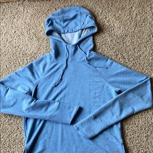light blue reebok hoodie